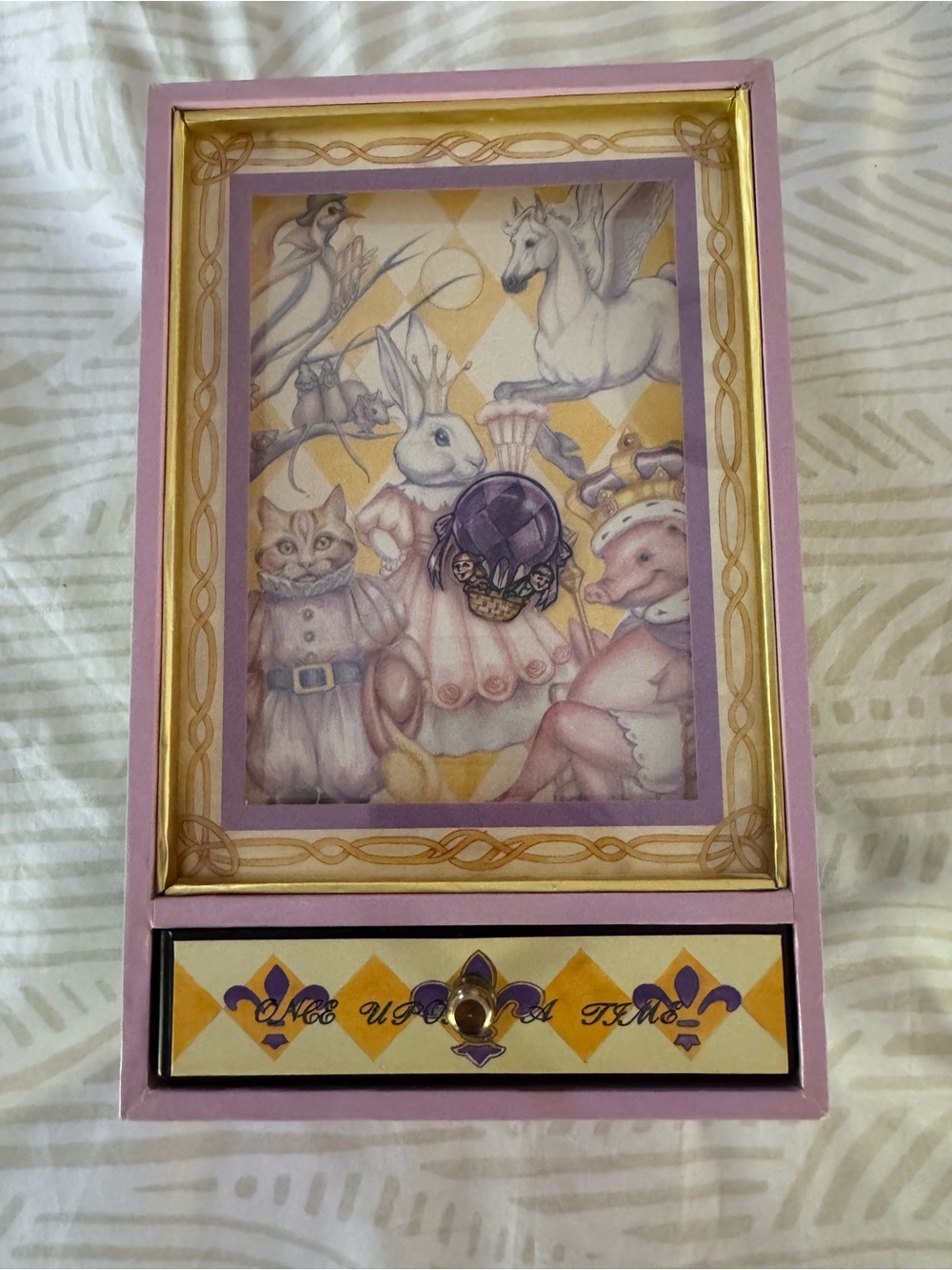 Vintage Rare Kiyo & Ko Once Upon a Time Music Box